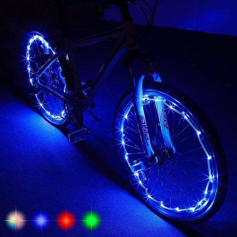 Set mit 2 LED-Fahrrad-Radlichtern – Verbessern Sie Sichtbarkeit und Sicherheit aus allen Winkeln. (1/4)