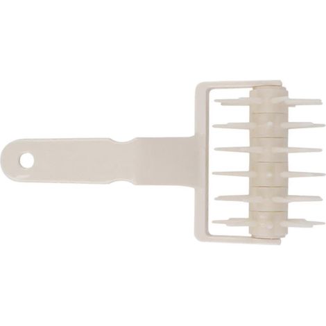 Perforatrice à pizza, rouleau à pâtisserie à pointes, aiguille à pain, rouleau à pâtisserie pour pizza, gâteau, tarte, pain, boulangerie-18x9cm (1/5)