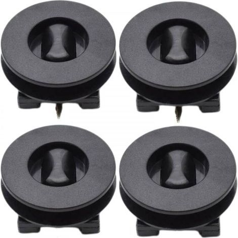 Lntyq Lot de 4 clips universels pour tapis de sol de voiture avec boucle de fixation pour tapis de sol (1/5)