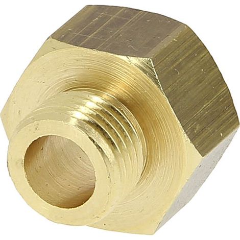 Anquier – Raccord laiton femelle/mâle réduit 3/8"-1/4" – Pour installations sanitaires – Étanchéité avec ruban téflon – Conforme normes eau potable