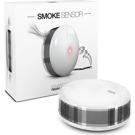 Fibaro FGSD-002: Rilevatore di Fumo e Calore Wireless, Conforme alla Norma CE (NF EN 14604) (1/5)
