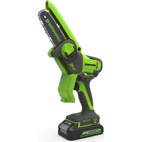 Tronçonneuse Greenworks G24MCS10K2 24 V 1x2 0 Ah accu. (1/4)
