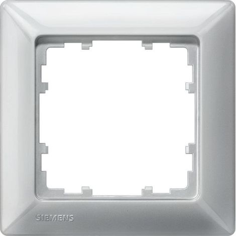 Marco interruptor Siemens 5tg25513 aluminio superficie IP20