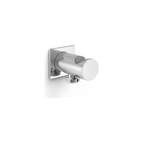 TRES 21618221 Soporte Fijo con Toma De Agua para Ducha De Mano y Flexo Color Cromo - ref: 21618221 (1/2)