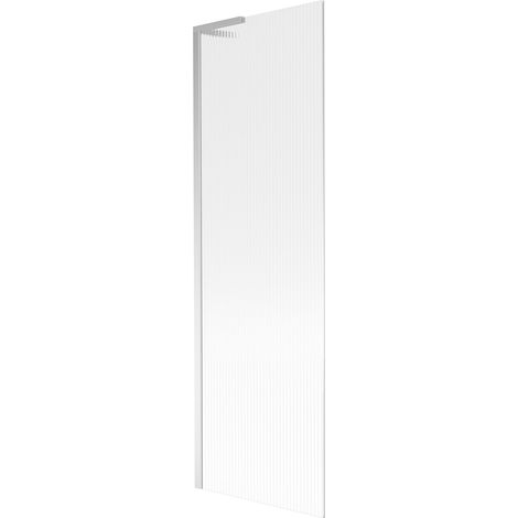 Mexen Next L panel de baño con una hoja de 60 x 150 cm, franjas, cromo - 895-060-000-03-09-01 (1/5)