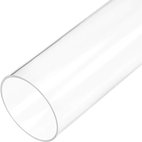 Transparent Tuyau Acrylique Rigide 41mm ID x 45mm OD x 305mm 2mm Mur Rond Tube Tuyaux (1/5)