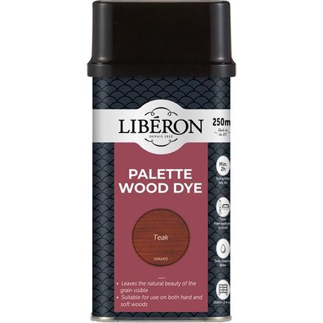 Liberon Teak Wood Dye Palette - 250ml