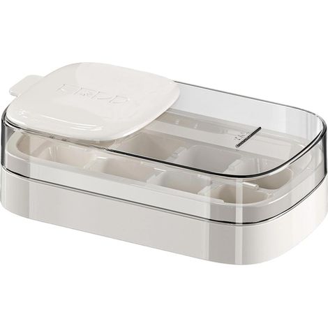 Bac à glaçons de type poussoir - Presse facile à desserrer - Solution de congélation avec 8 cavités - Refroidisseur de boissons en proprylène - Moule en caoutchouc Thermoplastique de 110 g (1/5)