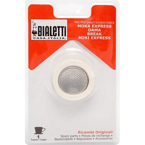 Bialetti 1 Cup Washer/Filter Set