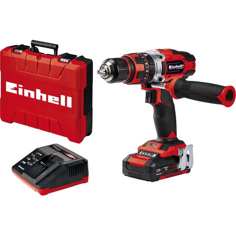 Trapano avvitatore percussione a batteria te-cd18-48li einhell - volt 18 ah 2 x- (1/3)