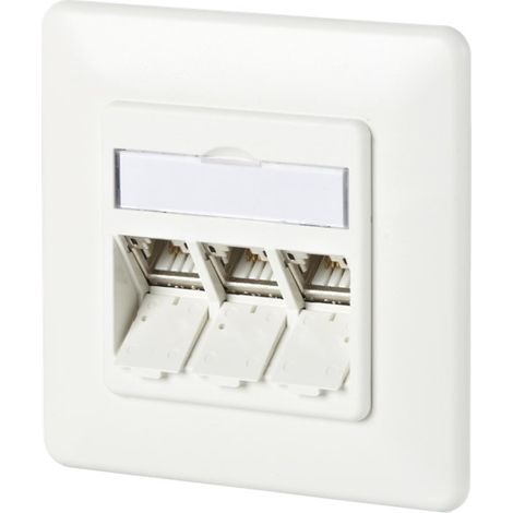 METZ CONNECT 130B11D31002-E toma de corriente RJ-45 Blanco