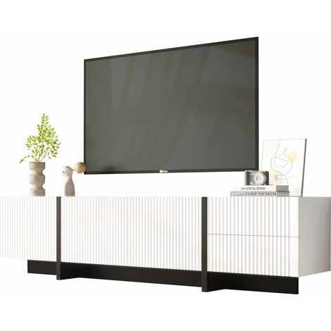 Meuble TV 190 cm avec 3 portes et 2 tiroirs (1/5)