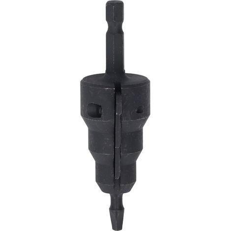 Alésoir pour tuyaux à queue 1/4 pouce en acier carbone avec 5 lames, kit d'outil d'alésage pour conduits (1/5)