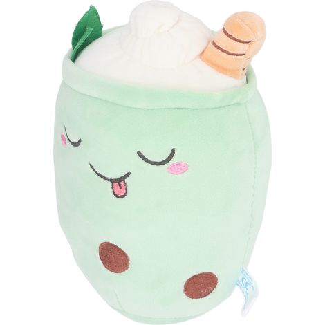 Eiscreme-Plüschtier, niedliches Cartoon-Kissen, Eiscreme-Kuscheltier für Kinder und Erwachsene, grün, 24 cm (1/5)