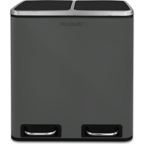 Mülleimer Felix 54L Anthrazit 3 x 18 Liter (54 Liter)