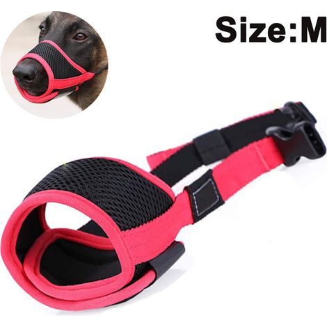 Muselière pour chien en nylon souple, anti-morsure et anti-aboiements, sécurisée, en maille respirante, pour chiens de petite, moyenne et grande taille.