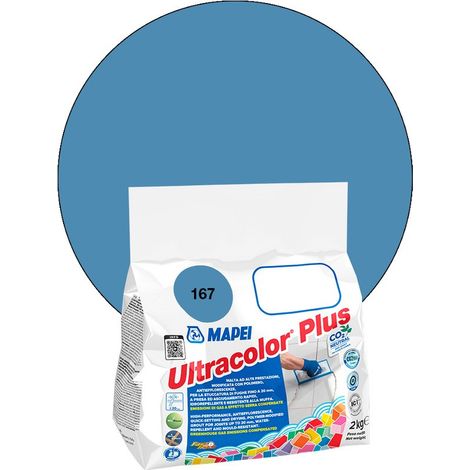 Joint de carrelage ULTRACOLOR PLUS MAPEI 2 Kg - 167 Bleu avio (1/5)