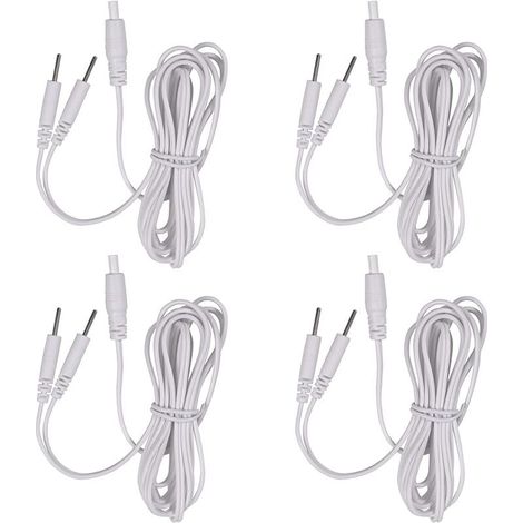 TENS Câbles pour Électrostimulateur Musculaire et EMS Massager