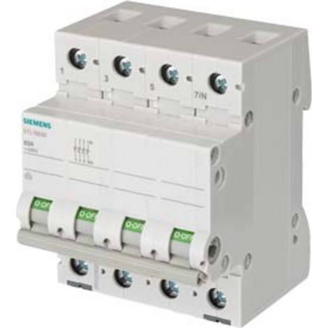 Interruttore Grigio 63 A 3 NA Siemens 5TL16630