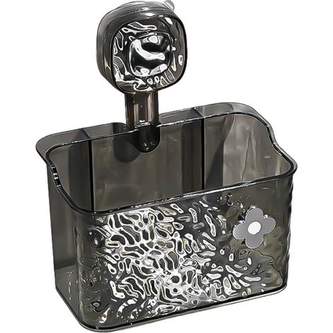 Étagère de Douche à Ventouses - Étagère De Stockage À Ventouse  Panier Murale Organisateur Coin Pour Lavabo Verre Baignoire Douche Carrelage Maison Intérieur Camping-Car (1/5)
