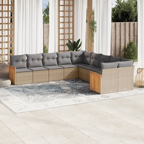 vidaXL Clôture hexagonale avec base en béton 10 x 0,5 m Vert Maille (1/3)