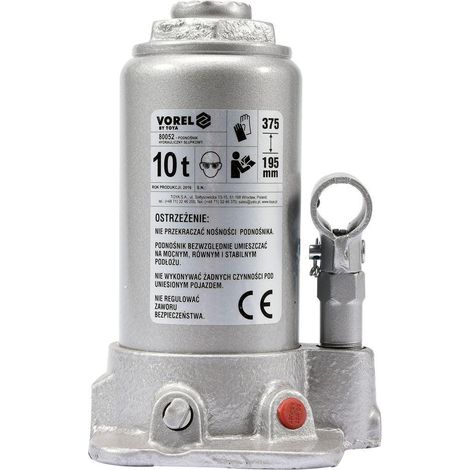 Vorel 80052 Gato hydraulique capacité 10 tonnes compact (1/3)