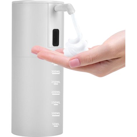 Dispensador automático de jabón espumoso, 350 ml, sensor infrarrojo sin contacto (funciona con pilas) (1/5)