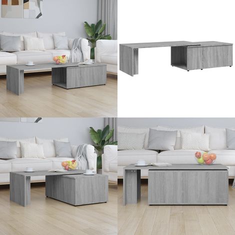 Couchtisch Grau Sonoma 150x50x35 cm Holzwerkstoff - Couchtisch - Wohnzimmertisch - Esszimmertisch - Sideboard - Grau Sonoma - Home & Living (1/5)