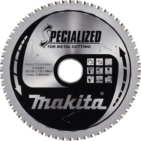 Makita Lama TCT Specialized per sega circolare 185x30 mm 60 denti E-23357 (1/4)