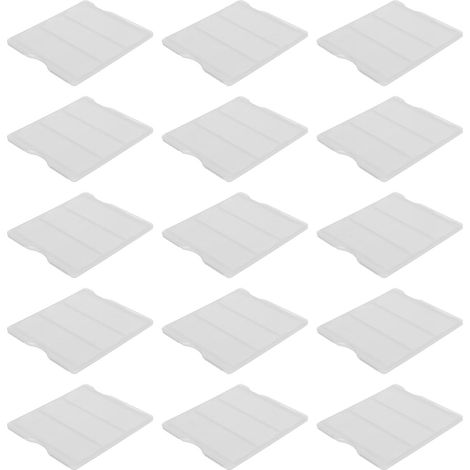 Boîte de Rangement en Plastique Empilable et Rectangulaire pour Lames de Microscope 15 Pièces pour Expériences en Laboratoire et Enseignement (1/5)