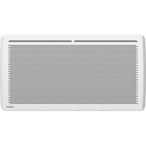 Radiateur électrique fixe panneau rayonnant 2000W HOM'Y VAIL horizontal blanc NF