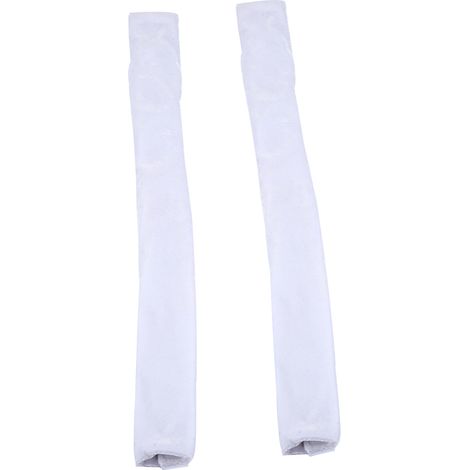 2 Poignées de porte de réfrigérateur, housses antidérapantes pour four et électroménager de cuisine (Blanc) (1/5)