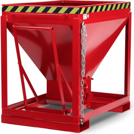 RR Industrietechnik Silowagen Typ RSL 600dm³ stationär RAL 3000 Feuerrot