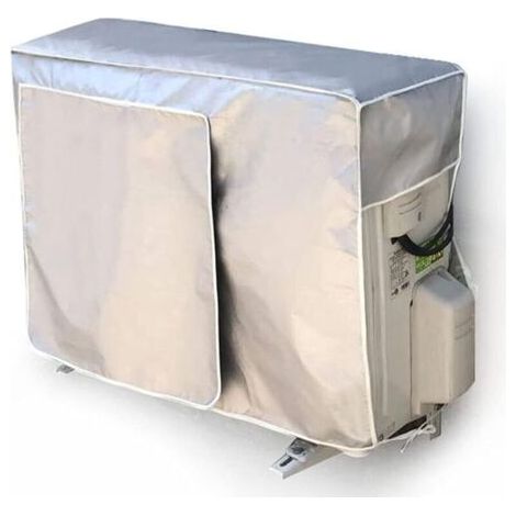 BUNTHAUS (80 x 30 x 57cm)Couvercle de Protection pour Climatiseur, Couvercle de Climatiseur étanche, Couverture de Climatiseur Extérieur, Housse pour Climatiseur, pour la Construction de Maisons (1/5)