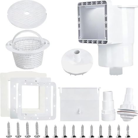Kit de remplacement pour skimmer de piscine hors sol SP1091LX, assemblage compatible avec nettoyeur de piscine, facile à installer avec collecteur de débris (1/5)