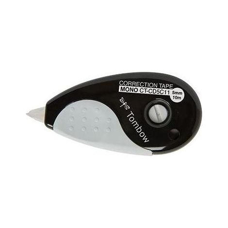 Tombow Korrekturroller Grip CT-CD5C11 5mmx10m schwarz/weiß (1/4)