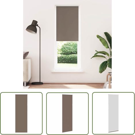 vidaXL Verdunkelungsrollo Kaffeebraun 85x230 cm Stoffbreite 80,7 cm (1/5)