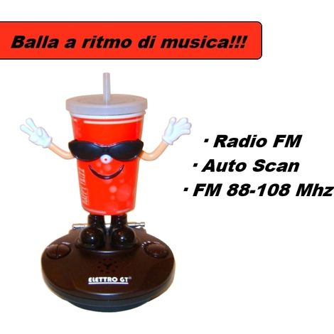 Radio FM lattina cola Happy Frizz