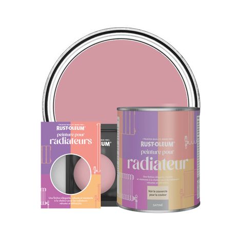 Peinture pour Radiateur, Finition Satinée - Rose Antique (1/3)