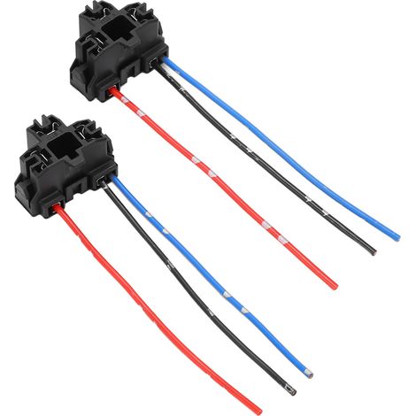 Lot de 2 connecteurs femelles H4-3 pour ampoules LED, résistants à la chaleur et à la corrosion, pour faisceau de phares de voiture, bateau ou remorque. (1/5)