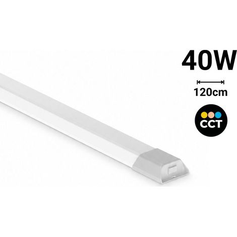 Luminaria Lineal LED Con Caja De Empalme - 3CCT - 40W -
