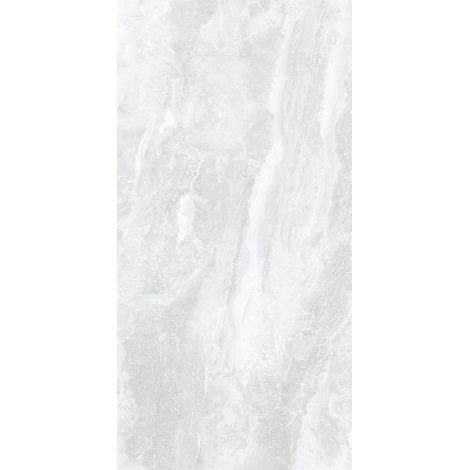 Carrelage sol/mur effet marbre clair ANTIQUE WHITE Mat int/ext l.60 x L.120 cm CERALUX