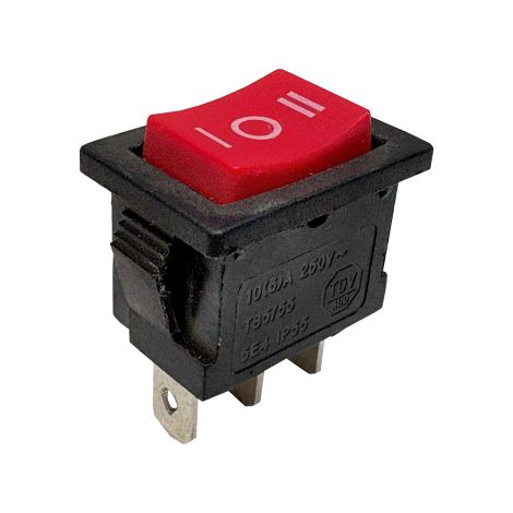 JINGHAN KCD1-1 Wippschalter Kippschalter 250V 10A 3Pin Schalter für Schärfstation uvm. (1/5)