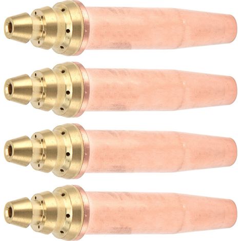 Lot de 4 embouts de chalumeau à propane pour découpe haute température, coupe rapide et isobare, buse n° 3