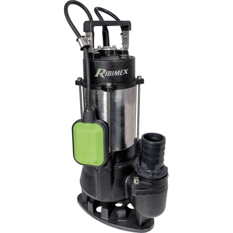 POMPA SOMMERSA IMMERSIONE PRO INOX ACQUE SCURE DI SCARICO 1500W VORTEX RIBIMEX