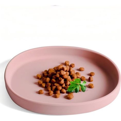 Flache Silikon-Katzentoilette – Großer Silikonnapf – Katzentoilette – Katzenfutternapf – Lila (1/5)