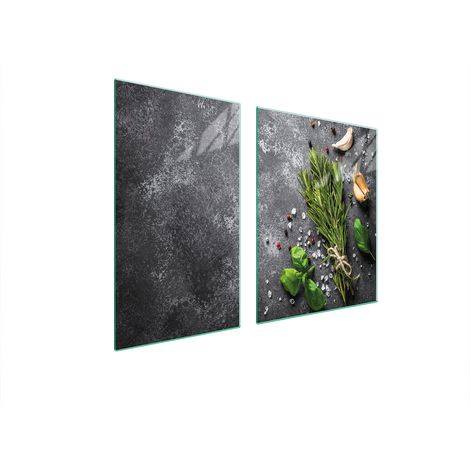 Plateau en verre et planche à découper 100x52 épices (1/5)
