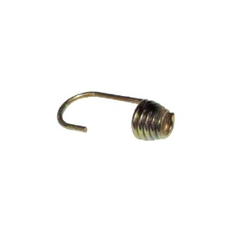GANCIO IN METALLO TROPICALIZZATO PER CORDA ELASTICA- - mm.20x27x59h. filo spessore ø mm.2,7 - 50 pezzi