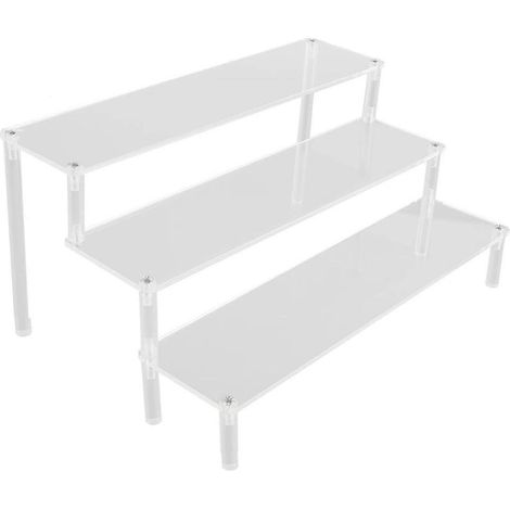 Présentoirs à 3 niveaux en acrylique transparents -- (1/5)