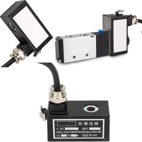 EX0970 CT4 Pneumatische explosionsgeschützte Spule für Magnetventile, kompatibel mit 4V310/4V210 AC220V Magnetventilen (1/5)
